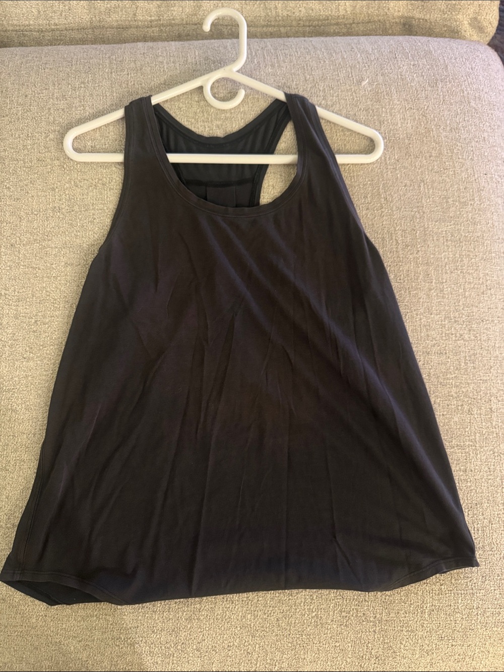 lululemon athletica Black Racerback Tank Top